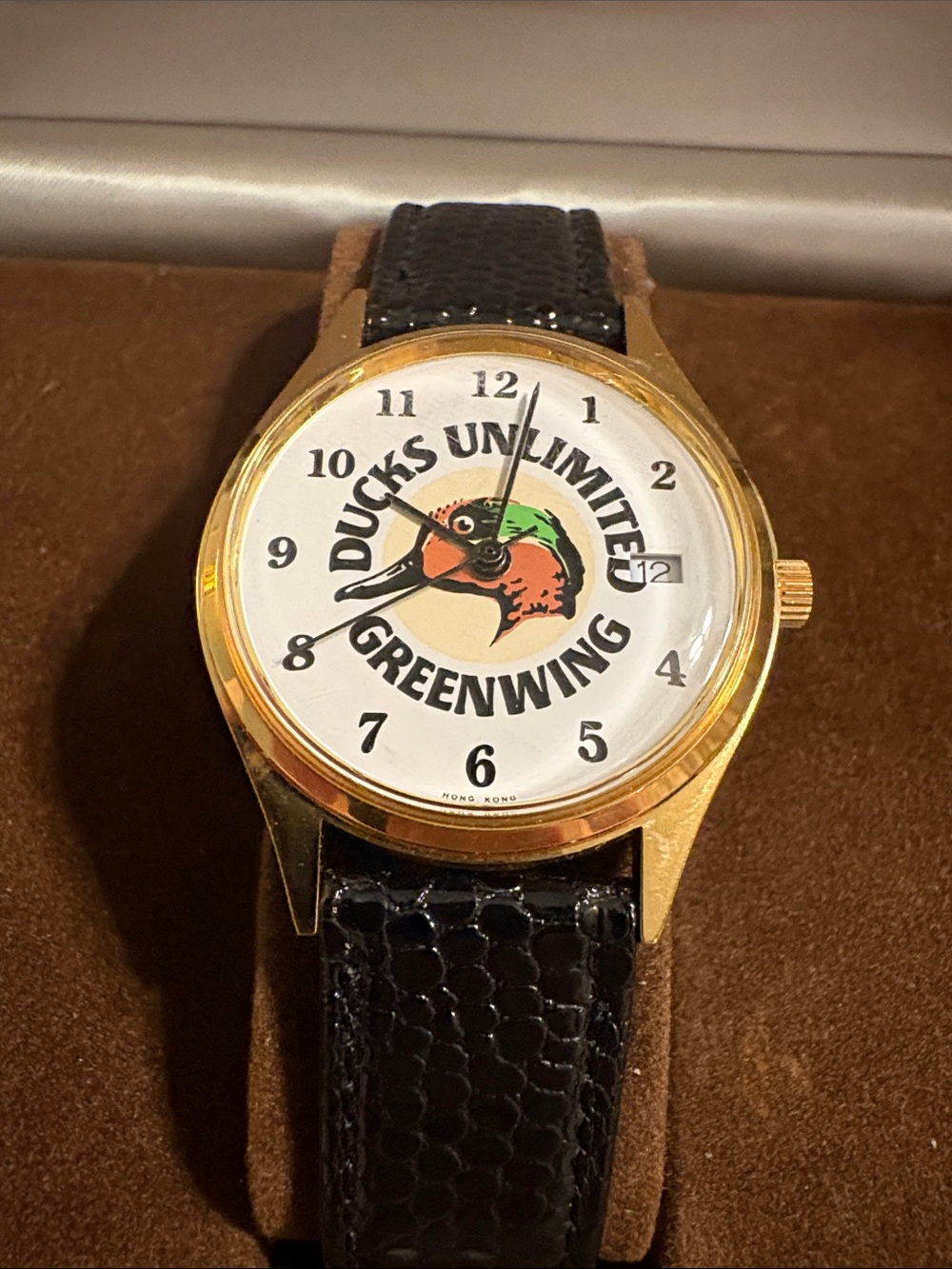 Vintage Ducks Unlimited Greenwing Watch New In box New Old Stock, needs battery